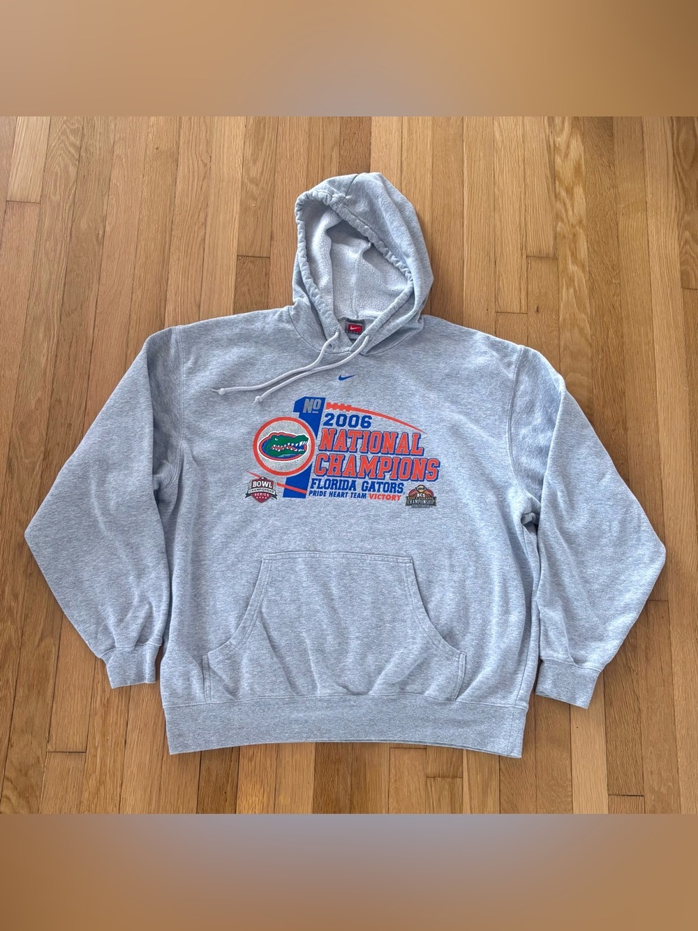 Vintage Nike Florida Gators Hoodie 2006 National Championship Center Swoosh XL